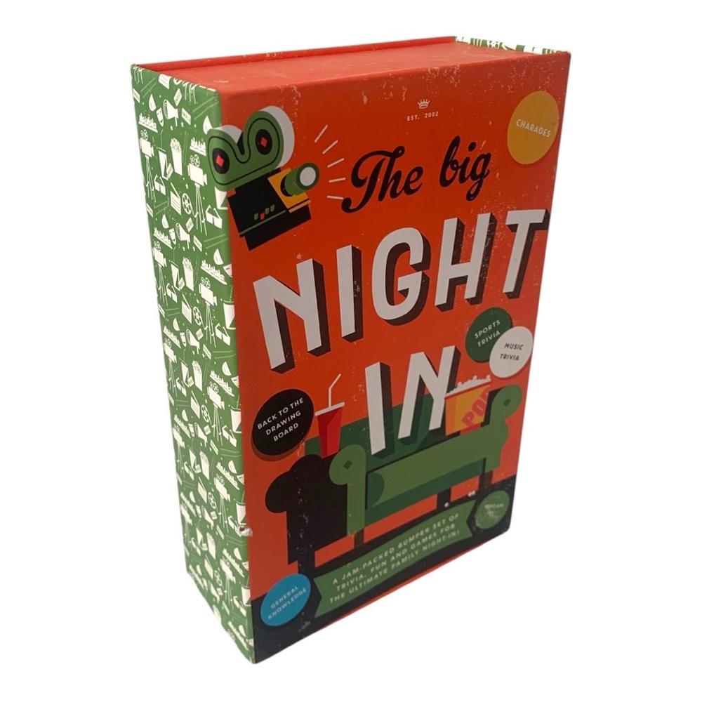 NEW! ‘The Big Night In’ Trivia, Charades, & Drawing Card Game Set Complete